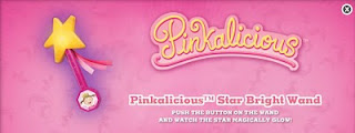 Burger King Pinkalicious kids meal toys 2010 - Pinkalicious Star Bright Wand