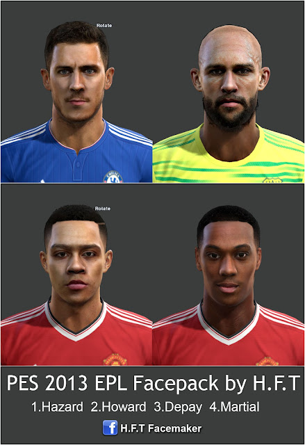 PES 2013 EPL Facepack by H.F.T