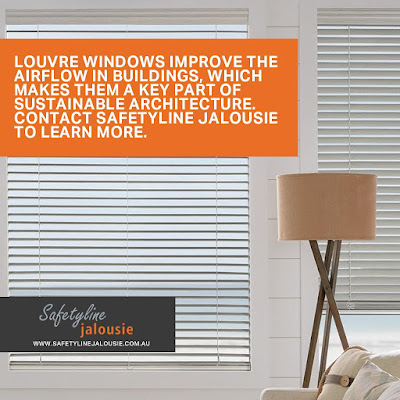 Airflow Louvre Window - Sustainable Architecture