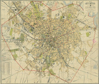 Harta Bucuresti 1921 - Planul Mihai Pantea