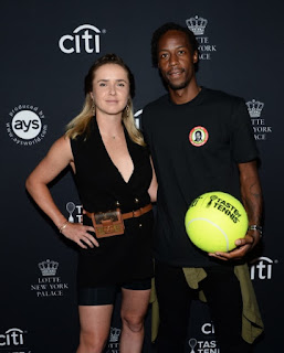 Elina Svitolina With Her Boyfriend Gael Monfils At An Awards Ceremony