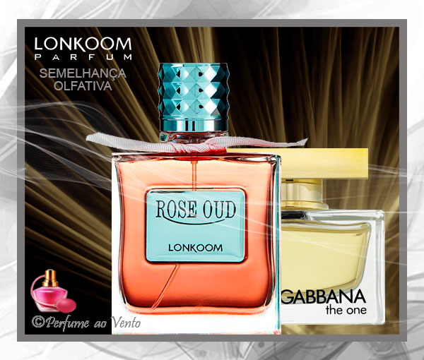 Perfume Contratipo Rose Oud Lonkoom - The One Dolce Gabbana