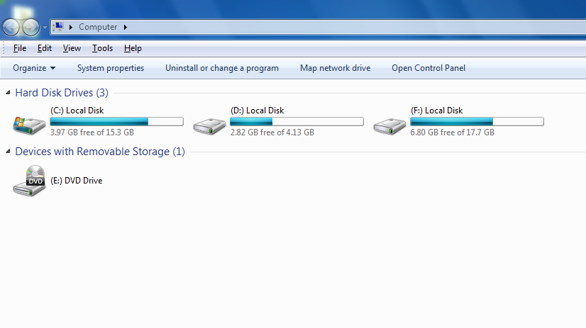 How to increase local disk c space in windows 7