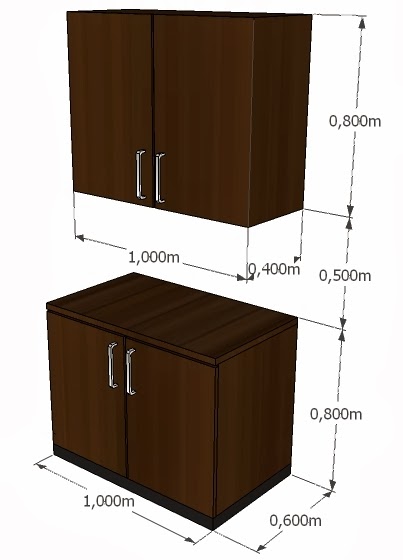 Ukuran Pintu Kabinet  Dapur  Desainrumahid com