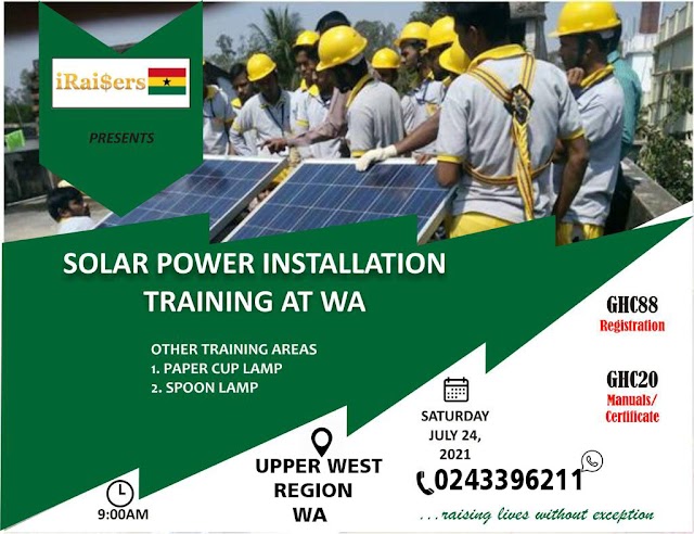 Iraisers International Solar Power Installation Training at Wa