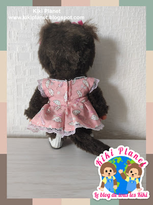 kiki Monchhichi robe handmade fait main dress