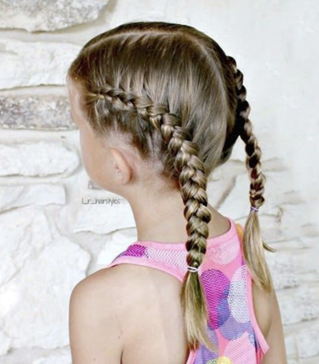 little girl braided hairstyles for weddings