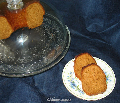 Bundt Cake de mandarinas y chocolate