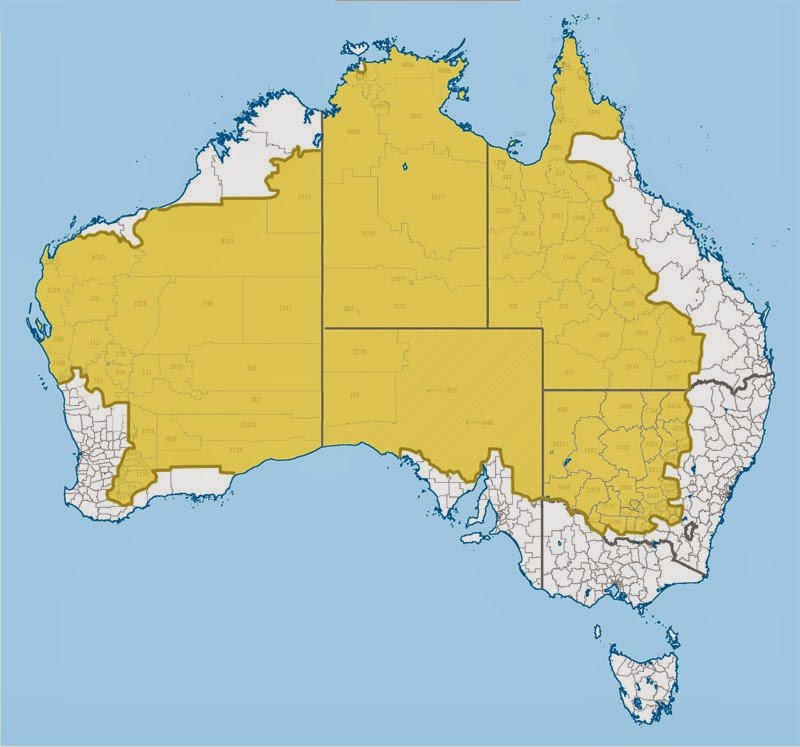 40 Maps That Will Help You Make Sense of the World - Where 2% of Australia’s Population Lives