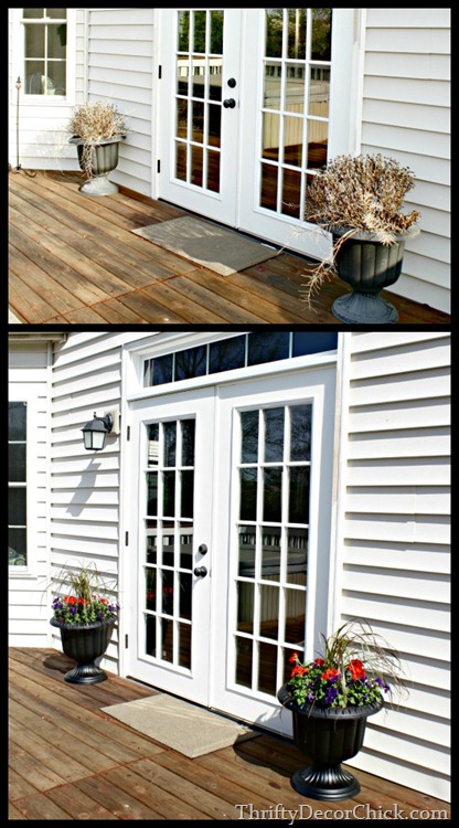 before and after spray paint