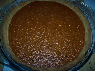 Original photo of sweet potato pie.