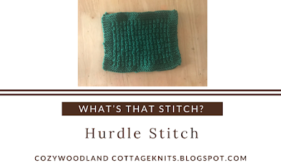 Picture of handy hurdle stitch card in white