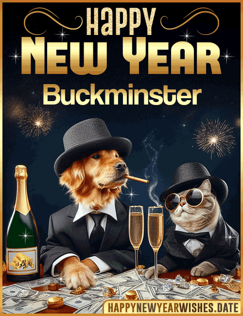 Happy New Year wishes gif Buckminster