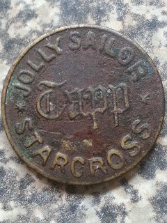 Starcross pub token from The Jolly Sailor