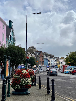 colorful flowers in Cobh, Ireland