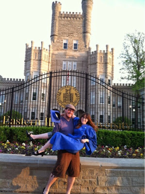 graduation, eiu, eastern illinois university, castle, old main, love