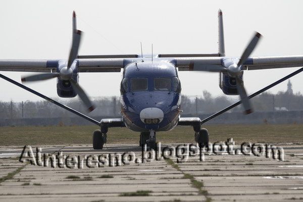 Ан-28 завел моторы