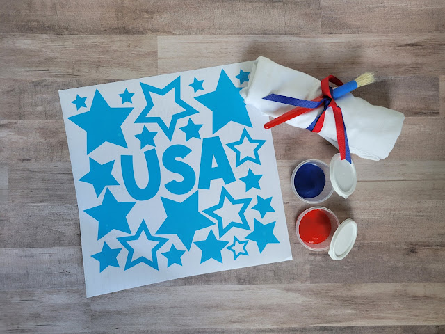 DIY  4th of July T-Shirt Kit - How to make a 4th of July T-shirt