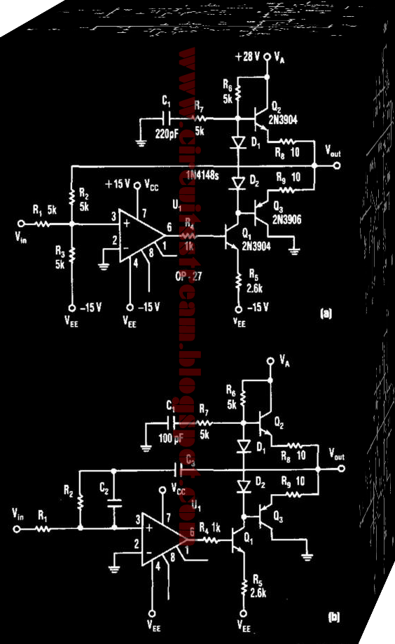 Electric Compound Op Amp Vco Driver Circuit Diagram