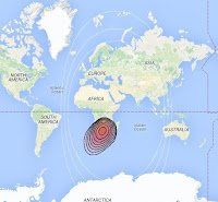 Footprint Map Intelsat 12 