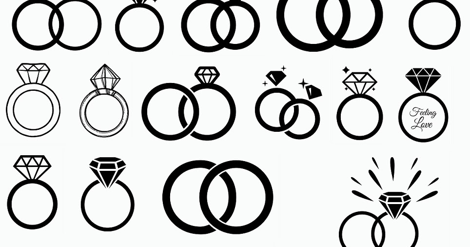 Free Free 101 Silhouette Wedding Ring Svg SVG PNG EPS DXF File