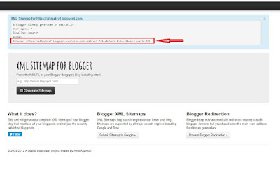 Cara Mendapatkan Link Sitemap XML pada Blog / Blogger