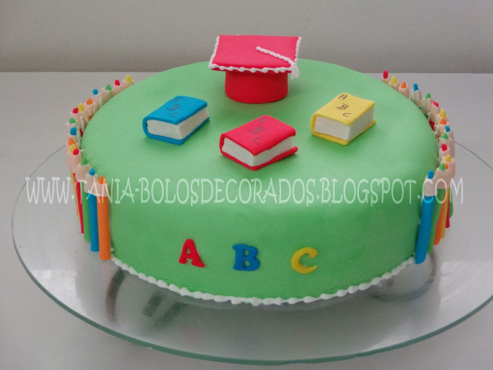 Bolo De Formatura Infantil Abc