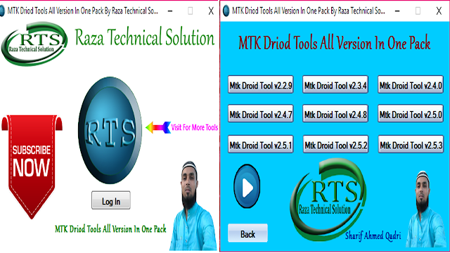 MTK Driod Tools All Version In One Pack By Raza Technical Solution