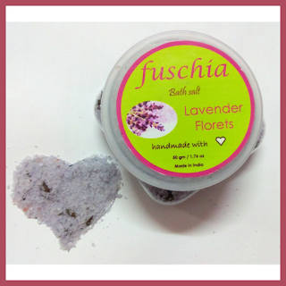 REVIEW Fushia by Vkare BATH SALT in Lavender Florets & Swatches
