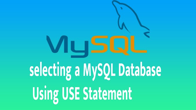 selecting a MySQL Database Using USE Statement