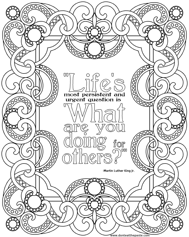 inspirational quotes coloring pages quotesgram
