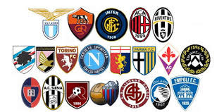 Football games carrier frequencies and channels for the Italian Calcio League Serie A