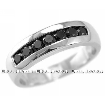Natural Fancy Black Diamond Wedding Ring For Men