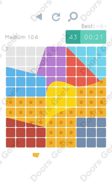 Cheats, Walkthrough for Blocks and Shapes Medium Level 104