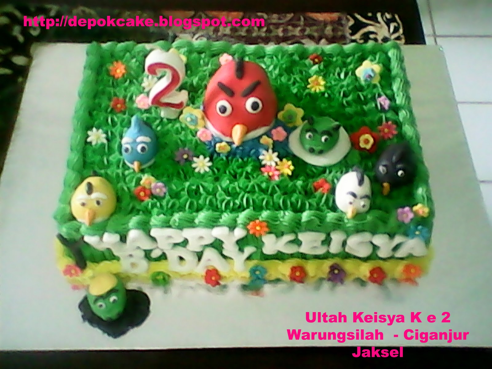 DEPOK CAKE: angry birds cake