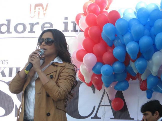 Rani Mukherjee Promoting NOKJ In Indore