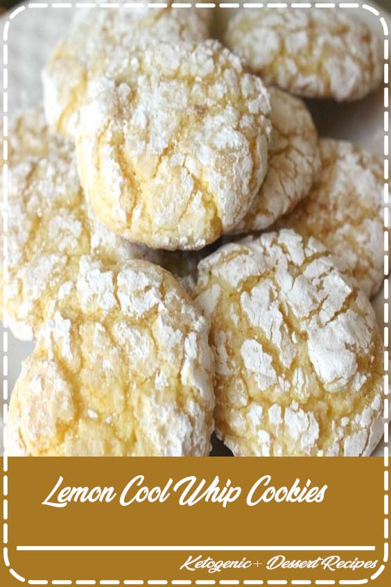 These Lemon Crinkle cookies are delicious! Just 4 ingredients to make this easy lemon cool whip cookies recipe. The Best Cake mix cookies!
