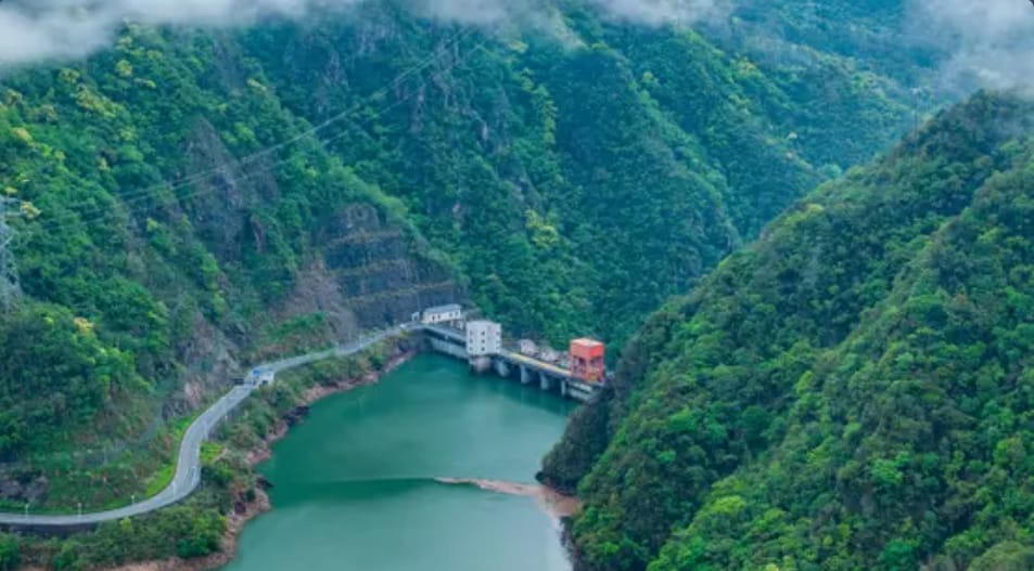 China has begun storing water in the Shuangjiangkou Hydropower Project