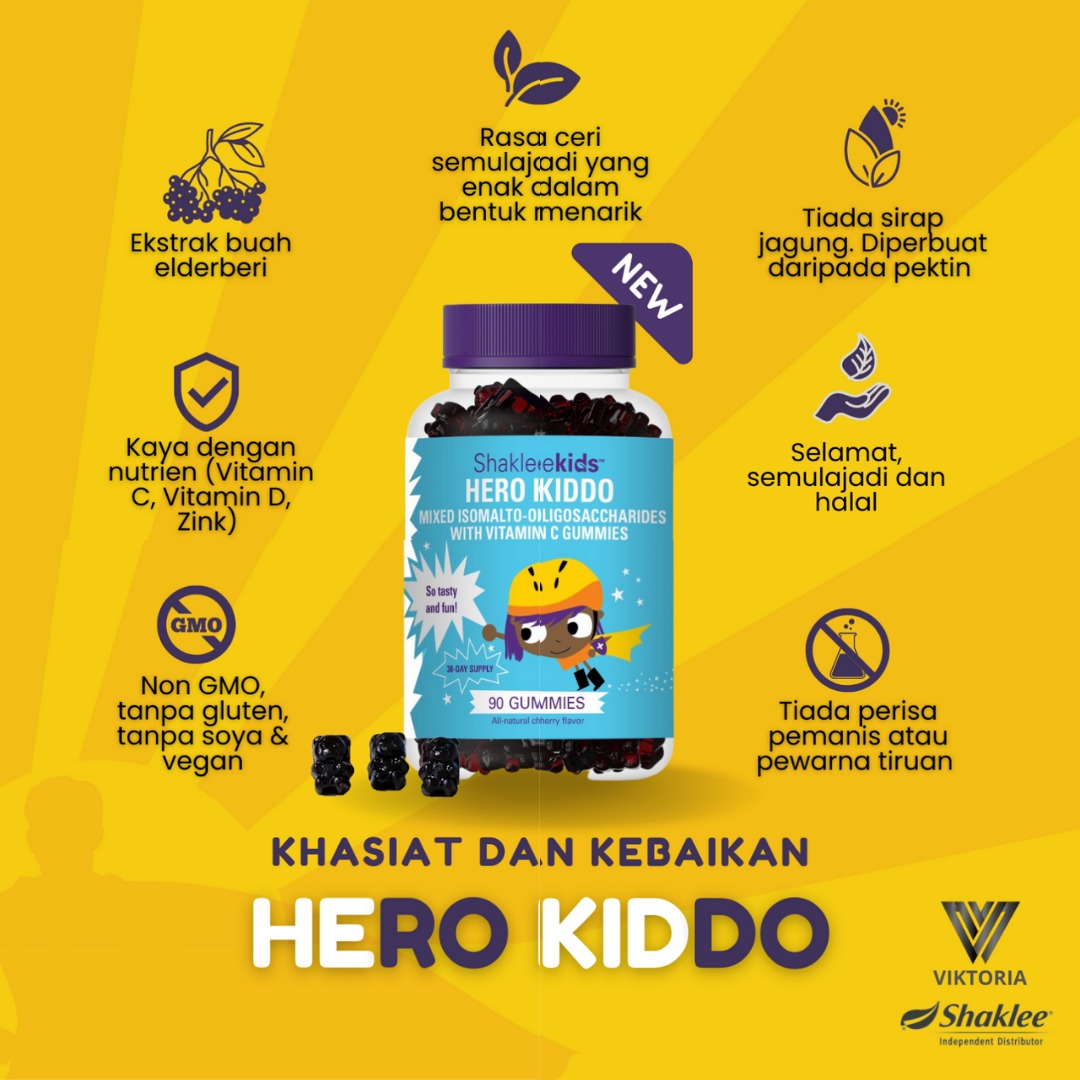 Hero Kiddo Produk Shaklee Terbaru Untuk Kanak-Kanak