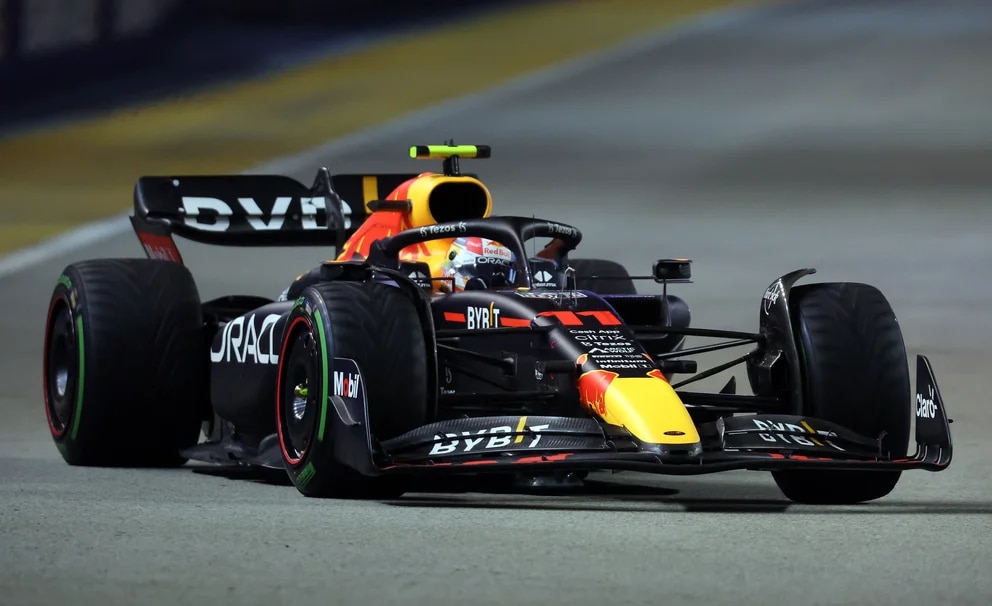 Fórmula1: Checo Pérez saldrá desde la primera línea de la parrilla del Gran Premio de Singapur