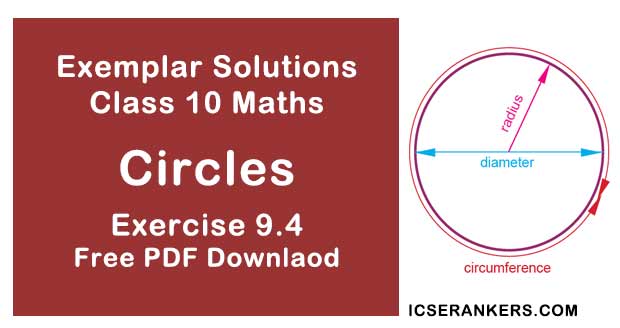 Chapter 9 Circles NCERT Exemplar Solutions Exercise 9.4 Class 10 Maths