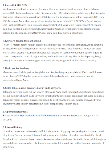 Trik Mudah Belajar Seo untuk Blogger Pemula