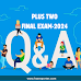 Plus Two Final Exam March 2024 QP & Answerkeys