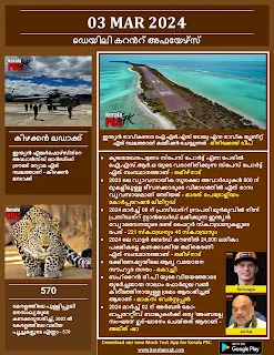 Daily Current Affairs in Malayalam 03 Feb 2024