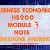Business Economics [HS200] Note-Module 3