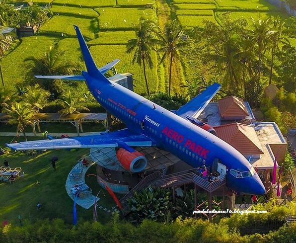 [http://FindWisata.blogspot.com] Wisata Kuliner Keramas Aero Park, Rumah Makan Pesawat Terbang Yang Unik Dan Keren Di Bali 