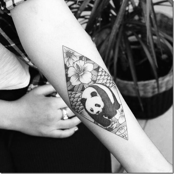 contemporain_panda_avant-bras_tatouage