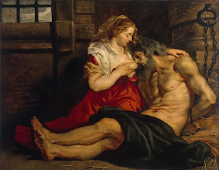 Roman Charity - Peter Paul Rubens (c. 1612)