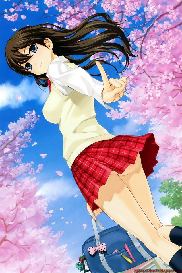 Info Anime sexy schoolgirl ass iPhone Wallpaper is a great wallpaper for 