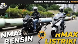 Ketika NMax Listrik Diadu Sama NMax Bensin, Beneran Proper Buat Harian?! | MotoFun Indonesia